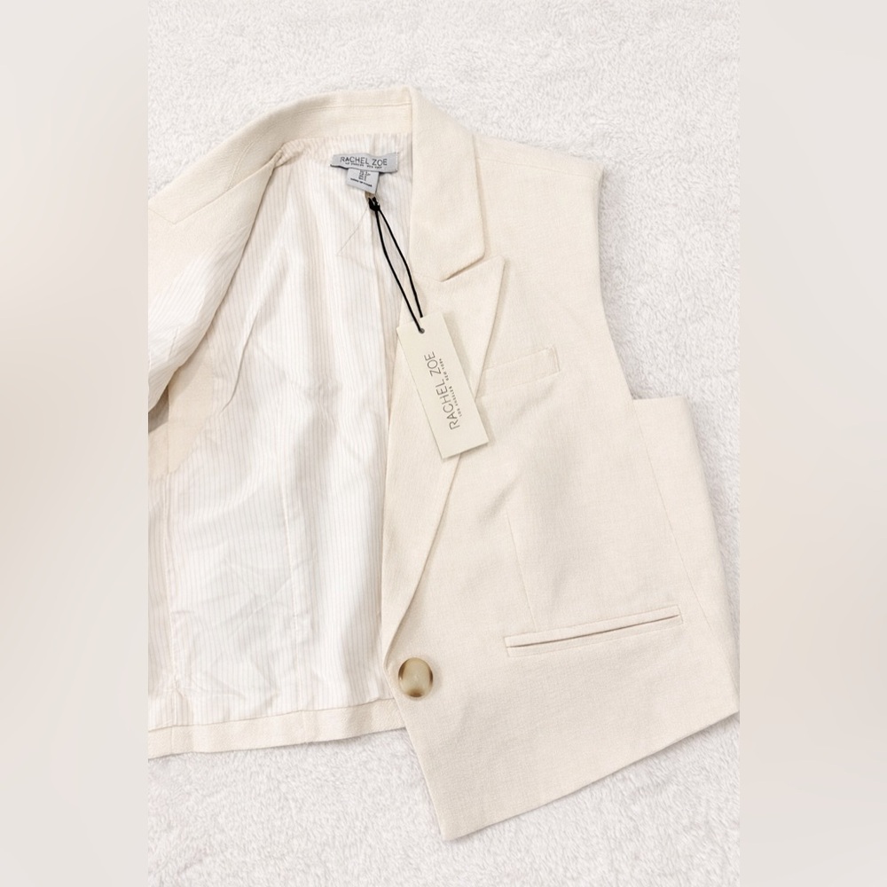 Rachel Zoe Sleeveless Blazer Set. Size S. New with tag. - Picture 6 of 11